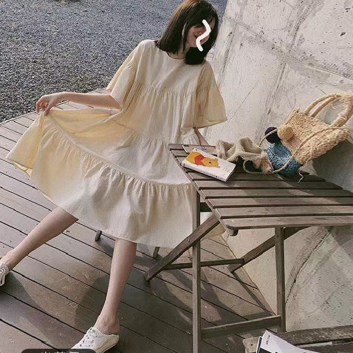 Maternity Summer Dress suit Summer Long Skirt Korean Summer Hot Mom Fashion Pregnancy plus size dress