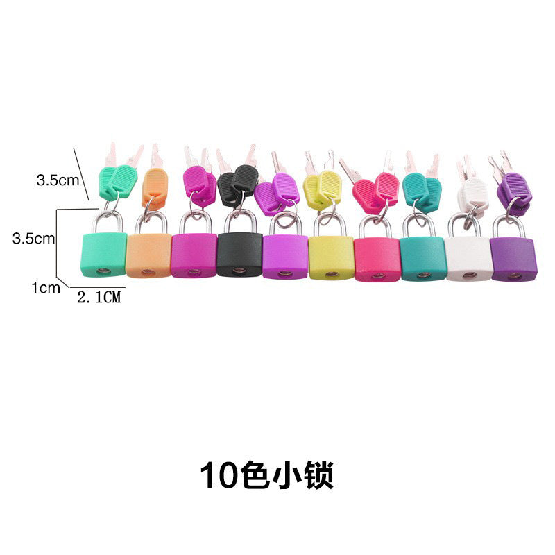 Montessori teaching aids colorful small lock learning unlocking game children's early education Montessori key lock sensory toys