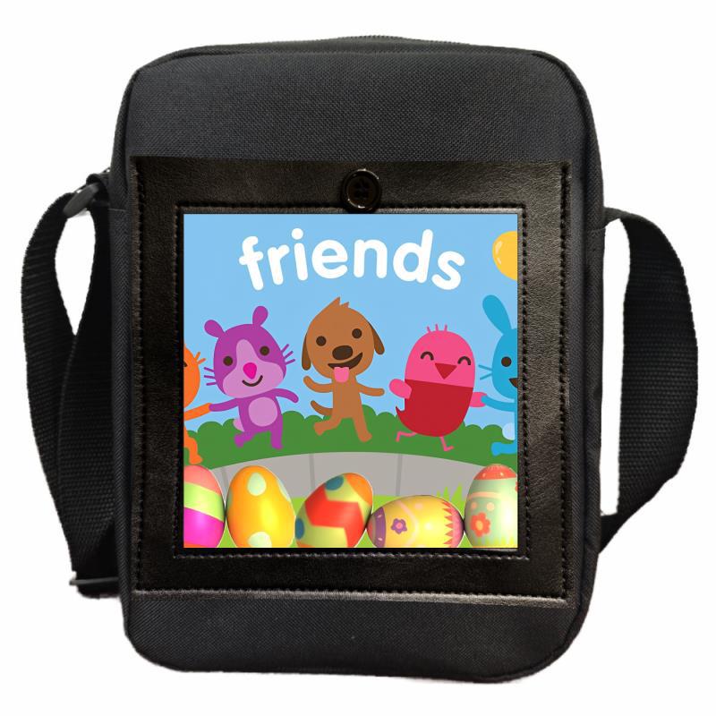 Sago Mini Friends Student Shoulder Bag Men's and Women's Youth Messenger Bag DIY Customized Handheld