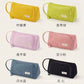 Corduroy Simple Large-Capacity Pencil Bag for Junior High School Students Small Fresh Canvas Pencil Bag Multi-Functional Storage Stationery Bag