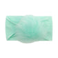 2023 new children's seamless hair band Europe and the United States new baby nylon fur ball headscarf baby hair band