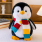 Cute Christmas Penguin Plush Teddy Bear Small Doll Machine Toy Living Room Decoration Children's Gift