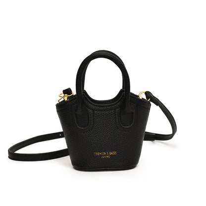 Mini Small Bucket Bag Women's 2024 New Niche Fashionable Messenger Bag Casual Mouth Red Bag Simple Handbag