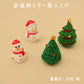 Dollhouse Doll House Snowman Christmas Tree Ginger Biscuit Man Decoration Scene Ornaments Model Christmas Wreath