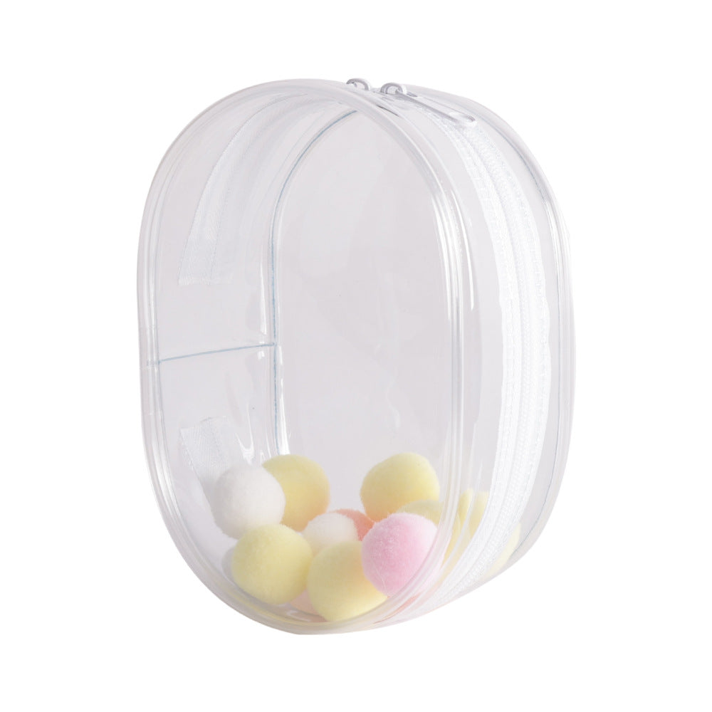 10cm13cm baby out walking baby bag pvc transparent bag star doll should aid cotton doll display storage bag
