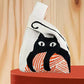 Panda New Knitted Bag Women's Handbag Wide Hand Gift Back Gift Bag Cute Panda Knitted Bag Hand Gift