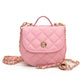 Dropshipping New Personalized Kidsren's Shoulder Bag, Fashionable and Versatile Girl's Crossbody Bag, Pure Color Pu Design Coin Purse
