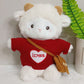 Internet Celebrity Poko Plush Toy Cartoon Belle Sheep Doll Dressed up as a Little Sheep, a Gift for Girls