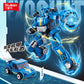 Little Luban Building Blocks Children's Educational Assembled Car Model Transforming Mecha Robot Compatible with Lego Boy Toys