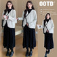 Maternity Clothes 2025 Autumn New Korean Fashion Two-Piece Pregnant Women Dress