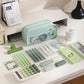 New Simple In-Style Large-Capacity Stationery Bag for Students, High-Looking Stationery Box, Multi-Functional Storage Pencil Case, Pencil Case