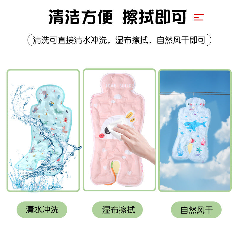 Baby Stroller Mat Mat Summer Stroller Seat Cushion Cool Mat Baby an Full Seat Dining Chair Stroller Ice Mat