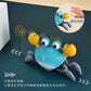 Cross-border Children's Induction Electric Crab Baby Charging Luminous Music Crawling Escape Escape Obstacle Crab Toy