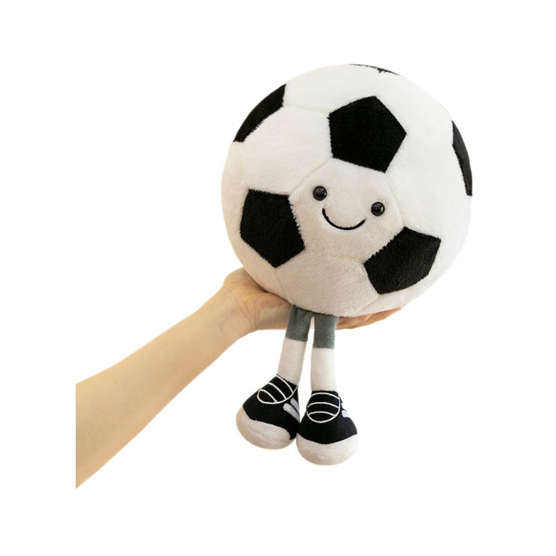 Creative Football Man with Legs, Basketball Man Plush Toy, Fun Doll, Baby Doll, Birthday Gift for Kidsren, Female