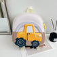 New Children's Schoolbag Kindergarten Schoolbag Primary School Student Schoolbag Cute Anime Car Boys and Girls Eggshell Backpack