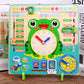 Children's Clock Teaching Aids Montessori Calendar Clock Board Children's Learning Time Clock Cognition Kindergarten Early Education Toys