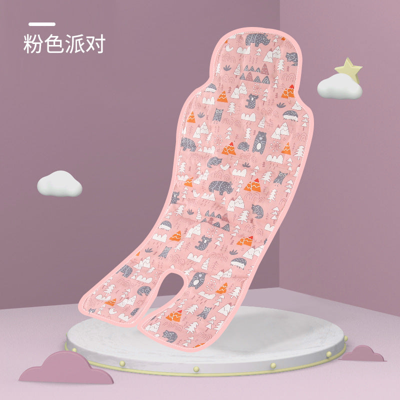 Baby Stroller Mat Mat Summer Stroller Seat Cushion Cool Mat Baby an Full Seat Dining Chair Stroller Ice Mat