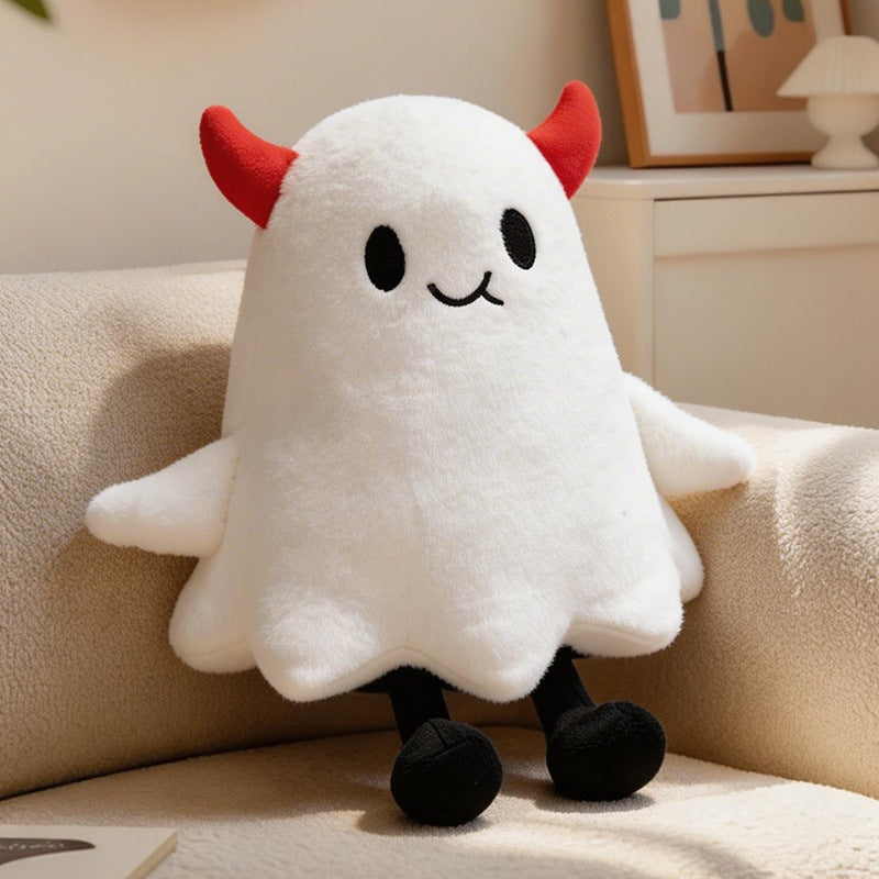 Cross-Border Ghost Cute Pillow Halloween Doll Cat Pillow Skin-Friendly Full Doll Pillow Birthday Gift Batch