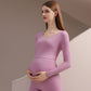 Warm Autumn Clothes for Pregnant Women fleece-lined Postpartum Breastfeeding Clothes De Velvet Breastfeeding Moon Clothes Top Long Sleeve 3211