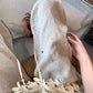 Maternity Pants with Floral Embroidery, Casual Linen Wide-Leg Pants, 2025 Summer New Loose Slimming Versatile Straight Maternity Pants