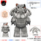 Flame X-01 Mecha Third-Party Radiation Warrior Building Block Figure Cross-Border Goods Bagged for Boys Compatible with Lego
