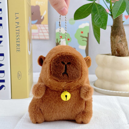 Internet Popular Cute Cute Cappibala Pendant Plush Toy Doll Capybara Bag Pendant Keychain Doll Doll