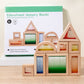 Acrylic Transparent Color Light and Shadow Building Blocks Baby Creative Construction Early Education Educational Toys Children's Rainbow Building Blocks