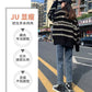 Pregnant Women's Pants Jeans Spring and Autumn Small Straight Pants Loose Pregnant Women's Pants Spring and Autumn New Fashion Pregnant Women's Pants