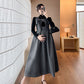 Pregnant women autumn 2024 new fashion suit western style fashionable high sense strap skirt autumn and winter pregnant women dress