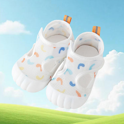 Summer Baby Sandals Breathable Boys and Girls Shoes Floor Non-Slip Baby Non-Heel Shoes Summer Toddler Shoes Mesh