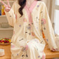 Chest Pad Moon Dress Spring and Autumn Cotton Postpartum Breastfeeding dress Summer Nightgown for Pregnant Women Nightgown During Pregnancy Feeding Nightgown