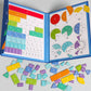 Magnetic Fraction Disk Demonstrator Numerator and Denominator Cognitive Addition and Subtraction Operation Third Grade Primary School Mathematics Teaching Aids Toys