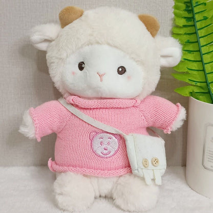 Internet Celebrity Poko Plush Toy Cartoon Belle Sheep Doll Dressed up as a Little Sheep, a Gift for Girls