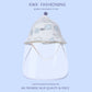 Baby Hat Spring and Autumn Thin Pure Cotton Cute Super Cute Fisherman Hat Anti-Droplet Protective Cap for Newborns