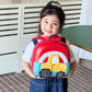 New Children's Schoolbag Kindergarten Schoolbag Primary School Student Schoolbag Cute Anime Car Boys and Girls Eggshell Backpack