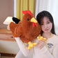 New Cute Big Cock Doll Cross Border Plush Toy Hen Doll Girl Sleeping Pillow Home Decorations