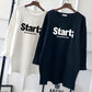 Pregnant Women's Autumn Cotton Top Mid-length Long-sleeved Loose Korean Fashion Trendy Mom's Pregnancy T-shirt Winter Base Shirt