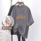 Breastfeeding Clothes Summer Outgoing Fashion Mid-length T-shirt Breastfeeding Top Side Opening Temperament Hot Mom Breastfeeding Clothes