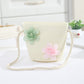 Cross-border New Children's Bag Spring and Summer New Children's Crossbody Bag Handmade Straw Satchel Travel Mini Coin Purse
