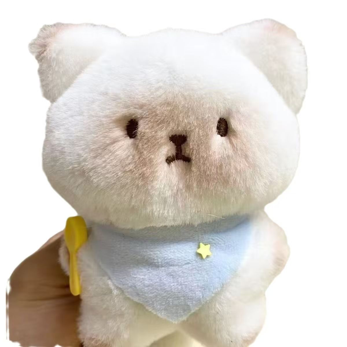 Squeaking Dry Rice Xiao Mao Pendant High Color Value Cute Doll Plush Doll Bag Bag Girlfriend Gift Keychain