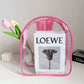 Children's Day Baby Walking Backpack Transparent Pvc Backpack Toy Snack Jelly Storage Zipper Gift Bag