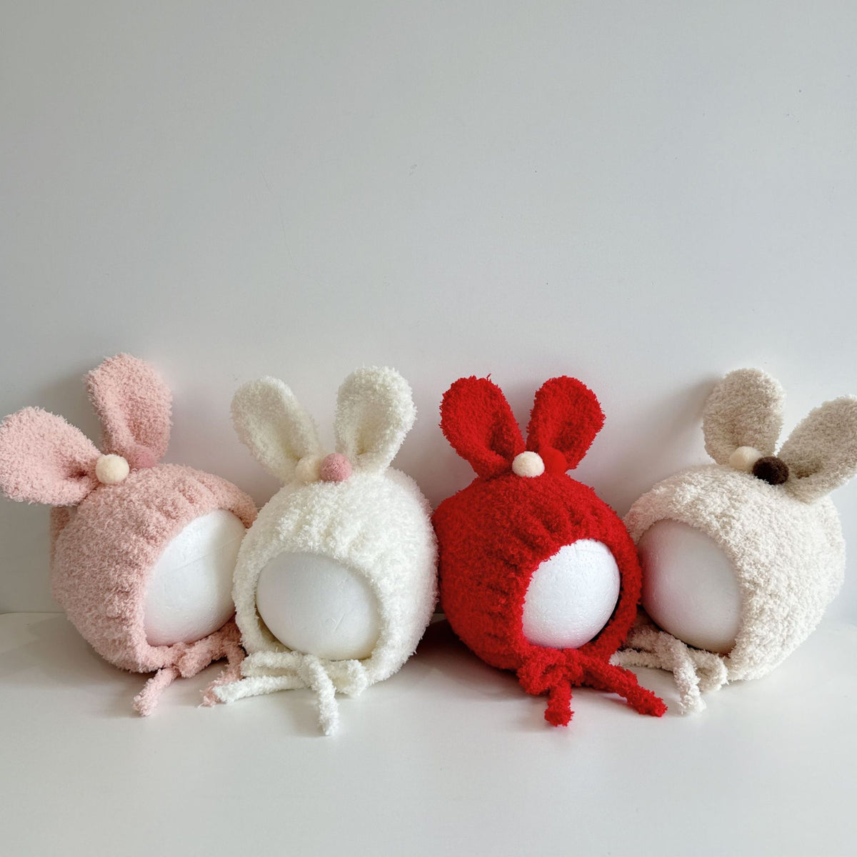 Baby hat rabbit ears cute super cute autumn and winter warm thick men's and women's infant super cute ear protection cap cap