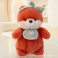 Cocoa Party Bib Rabbit Cute Panda Fox Plush Toy Little Bear Girls Children's Companion Comfort Gift Duck