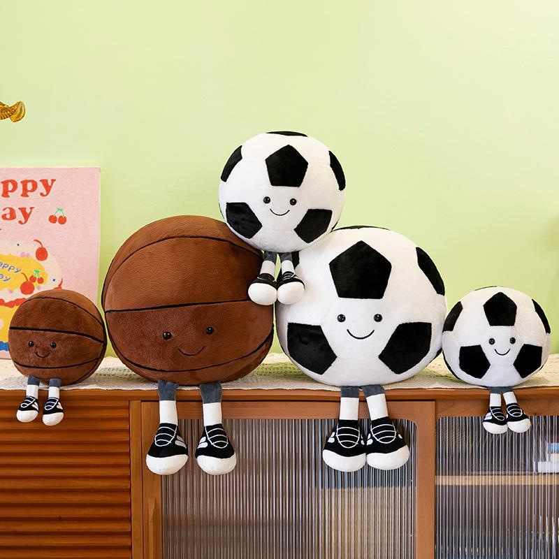 Cross-border new football doll plush toy pillow basketball doll ornaments holiday gift throw doll wholesale