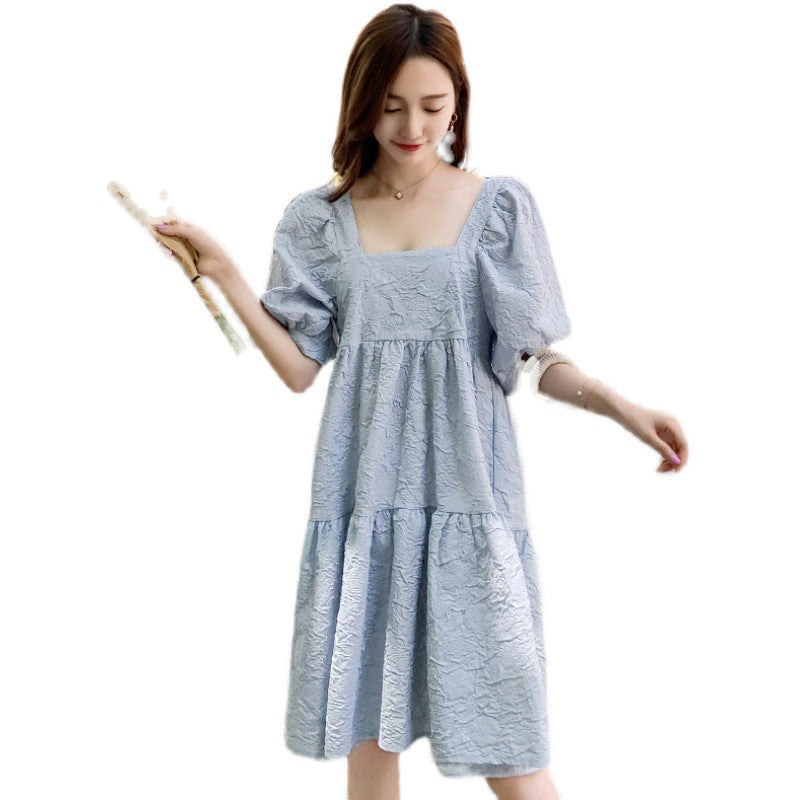 Small Fresh Pregnant Women's Summer Dress dress Fashion Internet Popular suit 2022 New Women's Summer Dress for Pregnant Belly Covering