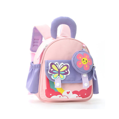 Cross-Border Children's Backpack for Travel, Lightweight Large-Capacity Backpack, Outdoor Travel, Fashionable and Cute Cartoon Backpack