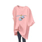 Nursing Top Summer mid-length short-sleeved T-shirt loose postpartum hot mom slimming nursing bottoming shirt
