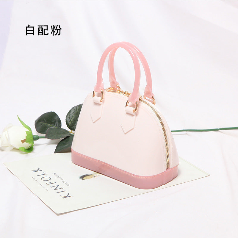 2025 Spring and Summer Explosions Fashion Casual Children's Candy Jelly Bag Mini Shoulder Crossbody Handbag Wholesale