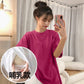 Maternity Breastfeeding T-shirt Summer Short-sleeved Mid-length 2023 New Loose plus size Breastfeeding Moon Dress
