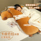 Capybara Long Pillow for Boys Sleeping Bedside Cushion for Girls Sleeping Side Sleeping Pillow with Clip Legs